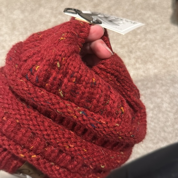 Messy Bun Beanie - Picture 2 of 2